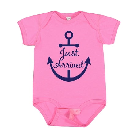 

Inktastic Just Arrived Nautical Anchor Gift Baby Boy or Baby Girl Bodysuit