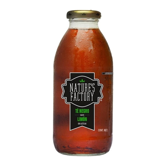 Té negro Nature's Factory sabor limón sin azúcar 485 ml