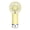 Yellow, variant on Handheld Spray Fan Mini Ice Cooling Silent 3 Speed for Personal Comfort