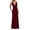 Burgundy, variant on ZQUUVOU Maxi Dresses for Women Sleeveless V Neck Formal Evening Dresses Long Flowy Casual Wedding Guest Dresses Burgundy