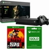 Microsoft Xbox One X 1 TB Fallout 76 Bundle (CYV-00146) with Rockstar Games Red Dead Redemption 2 For Xbox One & Microsoft Xbox Live 3 Month Gold Membership