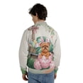 thumbnail image 5 of Easter Egg Brussels Griffon Bunny Ear Welcome Spring Truck All Over Print 3D Baseball Jacket Griff Dog Lover Bomber Jacket Softball - 12002, 5 of 6