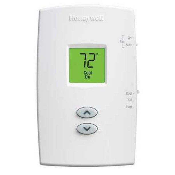 Honeywell Pro 1000 Heat Pump Thermostat Vertical Non Programmable Premier White Walmart Com Walmart Com