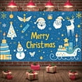 thumbnail image 5 of Festive Holiday Banner Merry Christmas Decoration Colorful Elements Winter Scene for Holiday Party Indoor Decoration Family Gathering, 5 of 9
