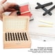 thumbnail image 2 of Juego de punzones de letras y números de acero, 36 Uds., 5mm, sello del alfabeto, caja de madera, 2 of 8