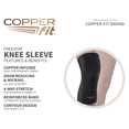 thumbnail image 2 of Manguito de compresión para rodilla Copper Fit Freedom Black Medium, 2 of 5