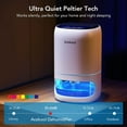 thumbnail image 3 of 35oz Dehumidifier Small Portable with 7 Colorful Lights, Auto-off Timer Ultra Quiet for Home Bedroom Bathroom, 3 of 7
