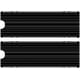 thumbnail image 2 of Disipador térmico M.2 SGTKJSJS Enfriador SSD para PS5 PCIE NVME o SATA m2 2280 negro 2 piezas, 2 of 2