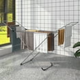 thumbnail image 4 of Gymax Folding Clothes Drying Rack w/ Adjustable Wings 20 Drying Rails No Assembly, 4 of 10