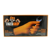 Eppco Tiger Grip Orange Nitrile Gloves 7 Mil Size Large