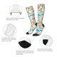 thumbnail image 3 of Fotbe Sea Animal Calcetas Divertidas Estampadas para Hombre y Mujer, Calcetas de Algodón hasta la Rodilla para Caminar, Correr, Enfermería y Embarazo, 3 of 6