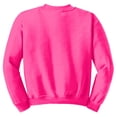 thumbnail image 2 of Mato & Hash® Youth Blend Crewneck Sweatshirt - MH - Safety Pink MH18000BSA L, 2 of 2