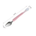 thumbnail image 3 of Fruit Double Headed Scraper Spoon Baby Food 304 Stainless Steel Soft Spoon Spoon Spoon Spoon Q Cute Soft Spoon Head Round And Not Harmful To The, Usupdd 2025 Fruit Double Headed Scraper Spoon, 3 of 5