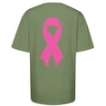 thumbnail image 6 of Yuncity Womens Shirts Featuring Cancer Awareness Tshirt Loose Fit Comfortable Casual Design Tops Pink Ribbon Graphic Print Tee Size M Light Green, 6 of 6
