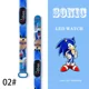 thumbnail image 4 of Relojes Sonic Figuras de acción Amy Rose Shadow Pulsera deportiva infantil Reloj digital impermeable para niños Reloj LED para niños Regalo, 4 of 5