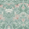 thumbnail image 3 of Vintage Floral Unpasted Wallpaper  396in x 20.8in Navy Blue, 3 of 5