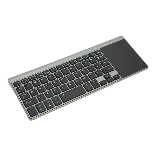 Con 2.4g del teclado inalámbrico touchpad 2 en 1 teclado inalámbrico portátil con panel tálil sensible para ios para párrico