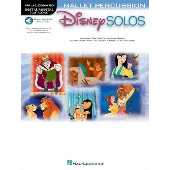 Disney Solos for Mallet Percussion: Play Along with a Full Symphony Orchestra! (Paperback)