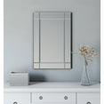 thumbnail image 4 of A&E Bath and Shower Seeley 24x36 All-Glass Clear Rectangular Decorative Mirror, 4 of 5
