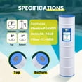 thumbnail image 3 of In The Swim Standard Pool Filter Cartridge 4-Pack Replacement for Jandy CL460 Filter AA18017, 3 of 4