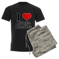 thumbnail image 6 of CafePress - I Heart (Love) Ramen Noodles Men's Dark Pajamas - Men's Dark Loose Fit Cotton Pajama Set, 6 of 7