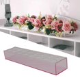 thumbnail image 4 of destyer Rectangular Flower Vase Ornament for Dining Table Indoor Plants Celebration pink, 4 of 9