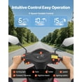 thumbnail image 4 of VEVOR Heavy Duty 4-Wheel Mobility Scooters for Seniors & Adults, 500lbs Capacity, 21.5 Miles 3-Speed Long Range, 1000W All Terrain Electric Recreational Scooter Wheelchair, 4 of 9
