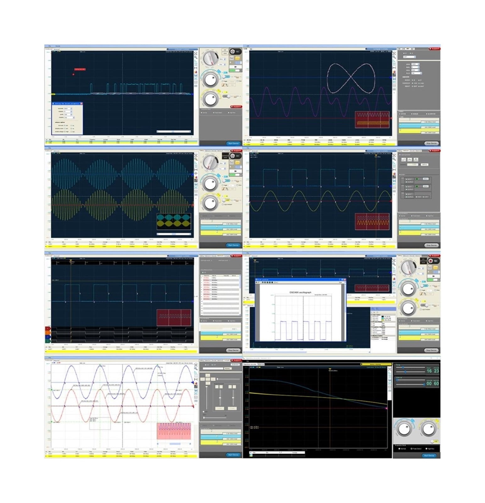 Oscilloscope 100MS/s Sampling Rate, 35MHz Bandwidth, for automobile, hobbyist, student, engineers ,Professional Designed