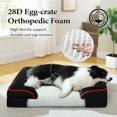 thumbnail image 2 of Orthopedic Dog Bed Washable Medium Dog Bed for Medium Dogs with Supportive Foam Layer Cover and Bottom for Small Medium and Large Dog Medium, 2 of 7