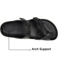 thumbnail image 4 of BERANMEY Women’s Arch‑Support Platform Flip Flops Sandals Adjustable Buckle Lightweight Foam Beach Slide Sandals for Women & Men All‑Day Comfort, 4 of 7