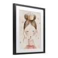 thumbnail image 2 of Stupell Industries Cottage Pink Ballerina in Crown Black Framed Print Under Glass, 13 x 16, by Creative Studio, 2 of 8