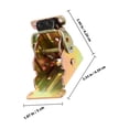 thumbnail image 2 of AURARMLET 4Pcs Heavy Duty Foldable Table Legs Iron Folding Lock Golden Color for Home Use, 2 of 8
