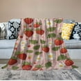 thumbnail image 2 of Nawypu  Strawberry Blanket, Pink Throw Blanket Gifts for Fruit Lovers, Soft Lightweight Red Strawberry Flower Flannel Blanket, Cozy Bedding Blanket for Kids Girl, Couch, Chair, Bedroom,, 2 of 6