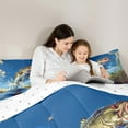 thumbnail image 3 of Erosebridal Rustic Fishing Bedding Queen Comforter Set, Bass Fish Comforter Sets Queen Size, Farmhouse Animal Reversible Down Comforter, Lightweight Room Decorative, 3pcs, 3 of 7