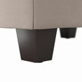 thumbnail image 4 of Bush Furniture Flare Storage Ottoman in Tan Microsuede, 4 of 5