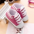 thumbnail image 5 of JINMGG Clearance Newborn Infant Baby Girls Crib Shoes Soft Sole Anti-slip Sneakers Bandage Shoes, 5 of 9