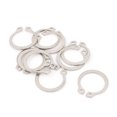 thumbnail image 1 of Unique Bargains 10pcs 304 Stainless Steel External Circlip Retaining Shaft Snap Rings 17mm, 1 of 1