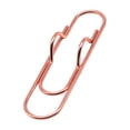 thumbnail image 2 of ZZkhGO Multi-Purpose Metal Pen Clip, Notebook Pen Stand Office Stationery Accessory, Portable Paperclip Multi Functional Pen Buckle for Desk Organizer, Pink, 2 of 6
