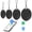 BLACK01, variant on Black Bluetooth GPS Tracker, 4 Pack iOS Only Item Finder for Keys Wallet Luggage, Smart Tracker Works with Find My Device