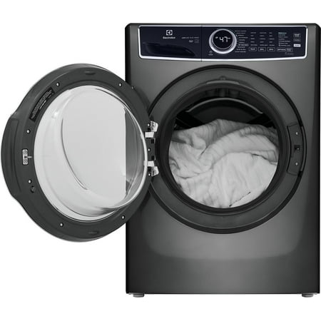 Electrolux - 4.5 Cu.Ft. Stackable Front Load Washer with Steam and LuxCare Plus Wash System - Titanium