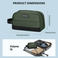 thumbnail image 6 of WITZMAN Toiletry Bag for Men Women Lightweight Hanging Travel Bathroom Bag Water-Resistant Dopp Kit Shaving Bag Cosmetic Bag（B692 Army Green）, 6 of 9