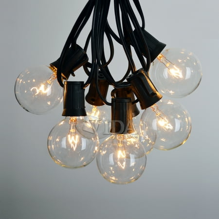 Viods 100 Foot Outdoor Lighting Garden Fairy Backyard Market Viods 100 Foot Outdoor Lighting Garden Fairy Backyard Market Xmas Holiday Patio Party Globe String Lights With Intermediate Base Sockets 90 Clear Bulb