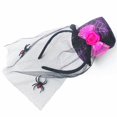 thumbnail image 1 of Halloween Hair Hoop Fashion Mesh Spider Flower Fascinator Hat Witch Headband Hat, 1 of 10