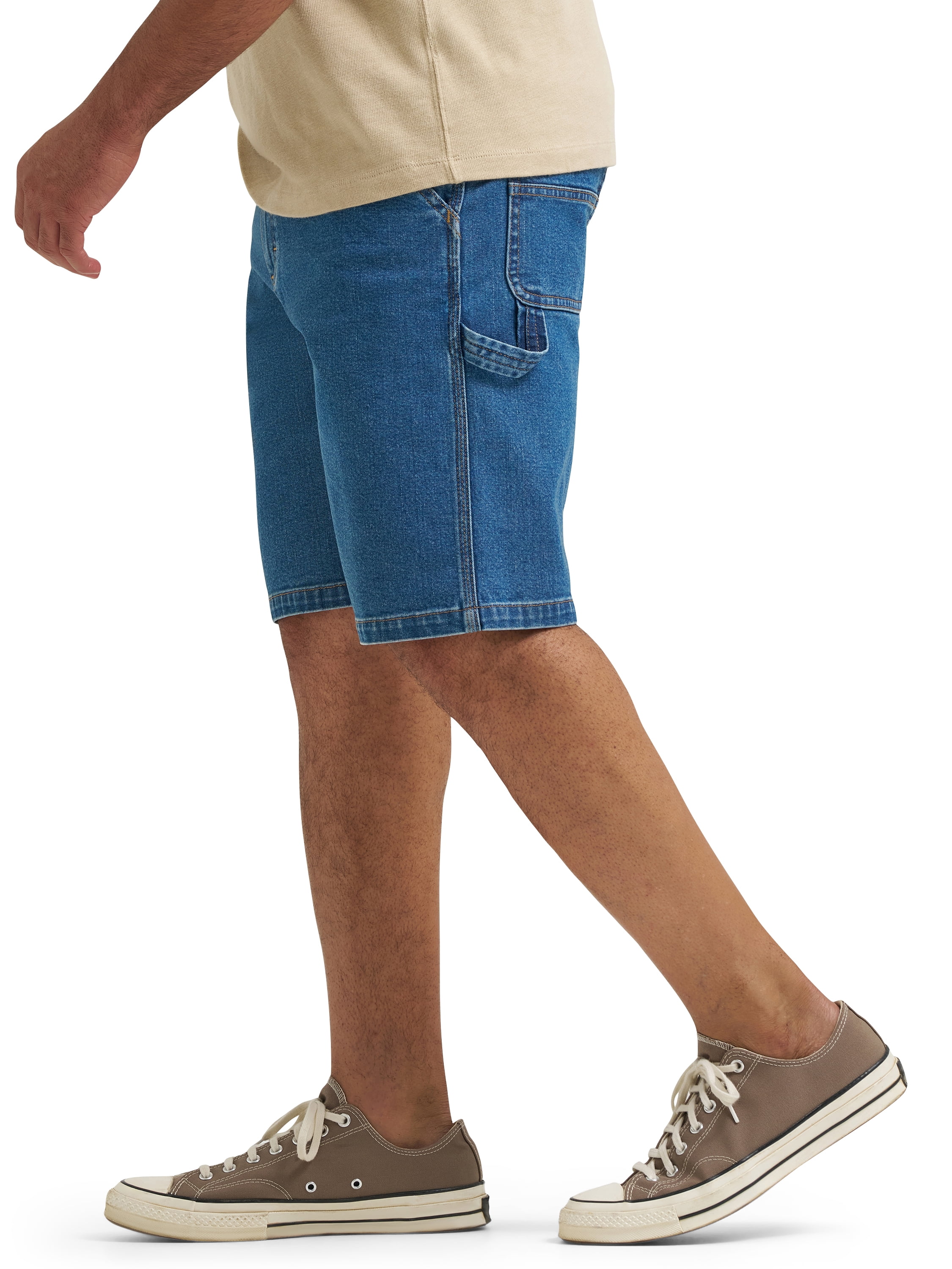 Wrangler Men's and Big Men's Relaxed Fit Carpenter Denim Short (30-50)