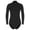 Black, variant on Yeahdor Mens Long Sleeve Bodysuit Gymnastics Figure Skating Dance Costume Press Button Crotch Leotard Red L