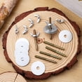 thumbnail image 2 of 12 juegos de tornillos para soportes de perchas para pájaros, herrajes para perchas de jaula, tornillos de doble extremo, tuercas de mariposa para montaje de perchas, accesorios para jaulas de pájaros, 2 of 7