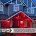 thumbnail image 4 of Sunlite LED A19 Colored Light Bulb, 3 Watts (25w Equivalent), E26 Medium Base, Non-Dimmable, UL Listed, Party Decoration, Holiday Lighting, Red, 3 Pack, 4 of 6