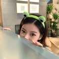 thumbnail image 4 of Women's Frog Cute Creative Fashion Hair Band Makeup Skin Care Cleaning Facial Hair Band,B, 4 of 4