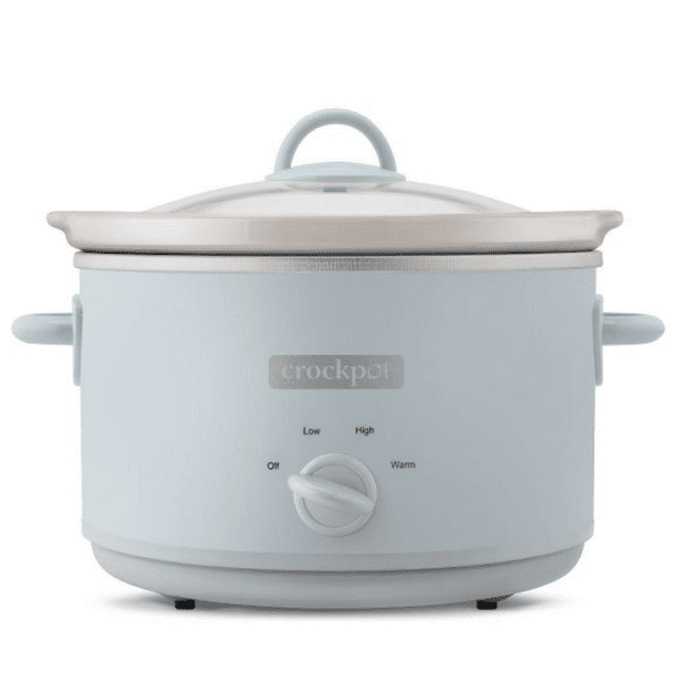 Crock-Pot 4.5qt Manual Slow Cooker - Light Blue - Walmart.com