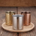 thumbnail image 3 of GOOHOCHY 1Pcs 304 Stainless Steel Cup Nordic Style Candlesticks Holder for Office Use Silver 400ml, 3 of 8